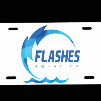 Flashes Aquatics License Plate